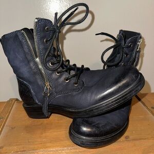 Miz Mooz Black Combat Boots
